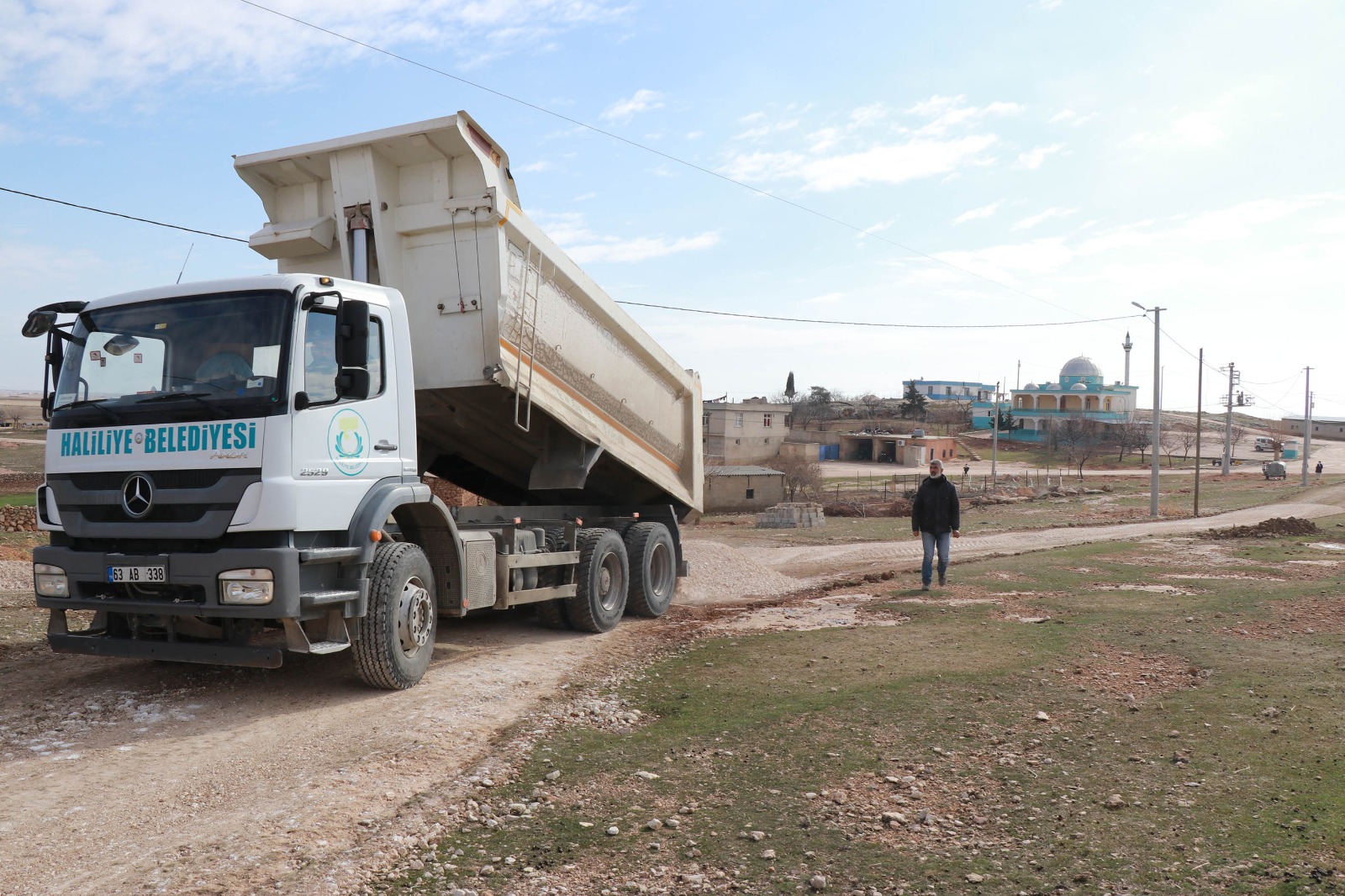 Haliliye Belediyesi’nden Dikme Kırsal Mahallesinde Üstyapı Çalışması-1