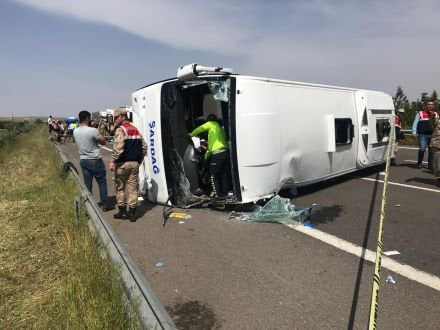 1 Mayıs Işçileri Kaza Yaptı