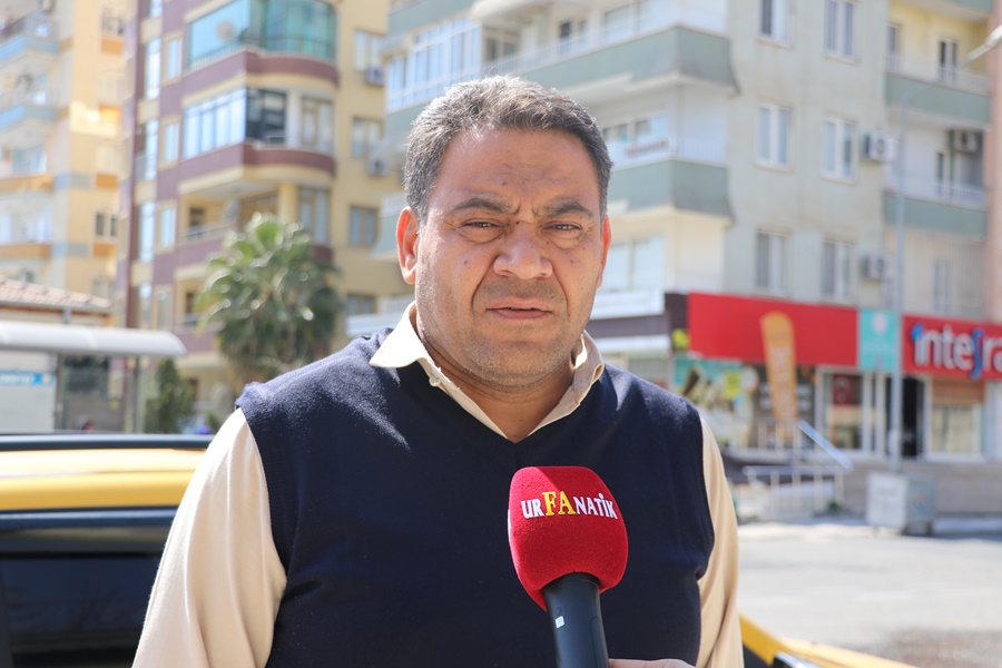 Şanlıurfa Taksiciler Dernek Başkan Yardımcısı Bülent Kabak