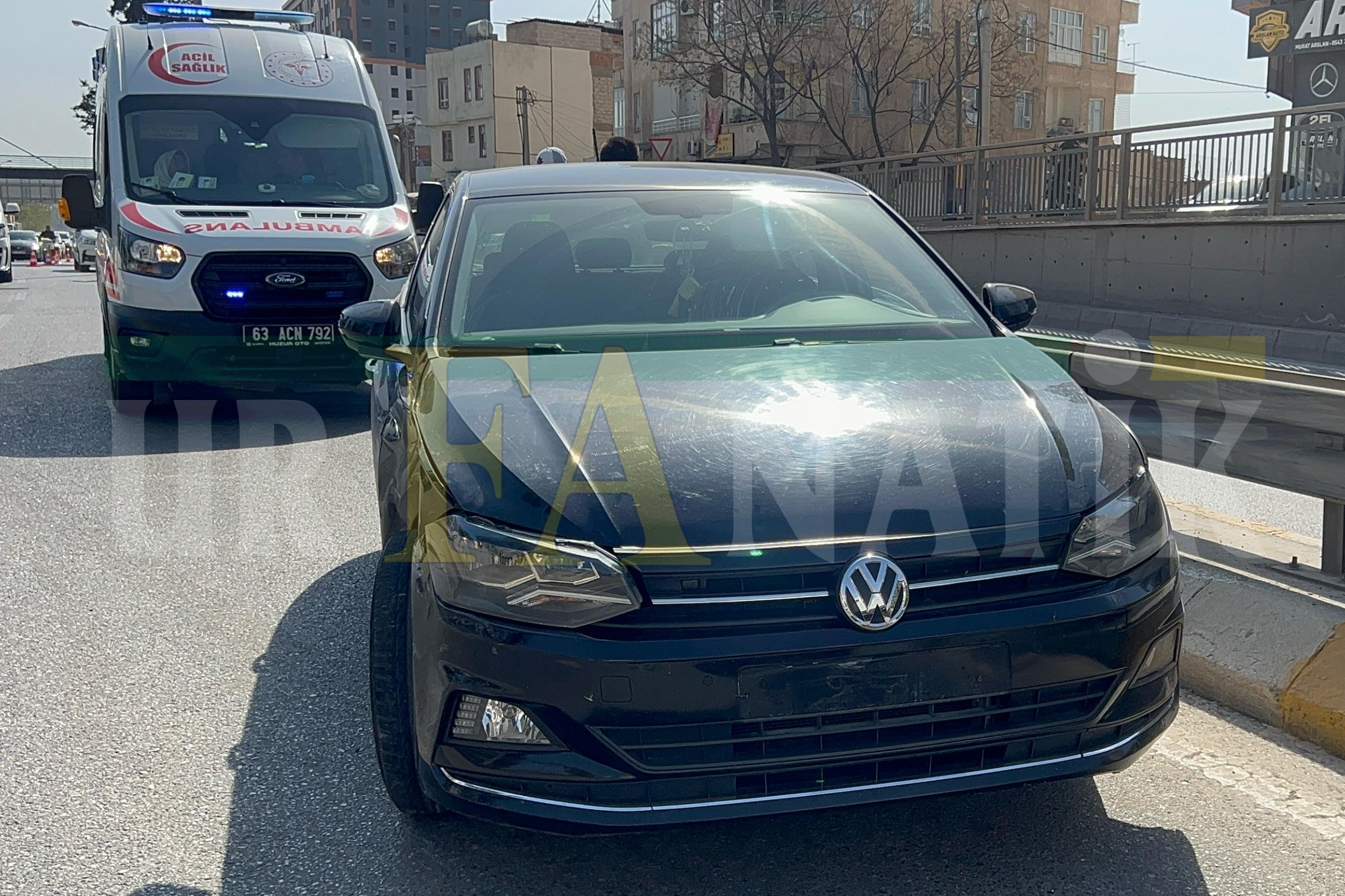 Şanlıurfa’da Otomobiller Çarpıştı Yaralılar Var!