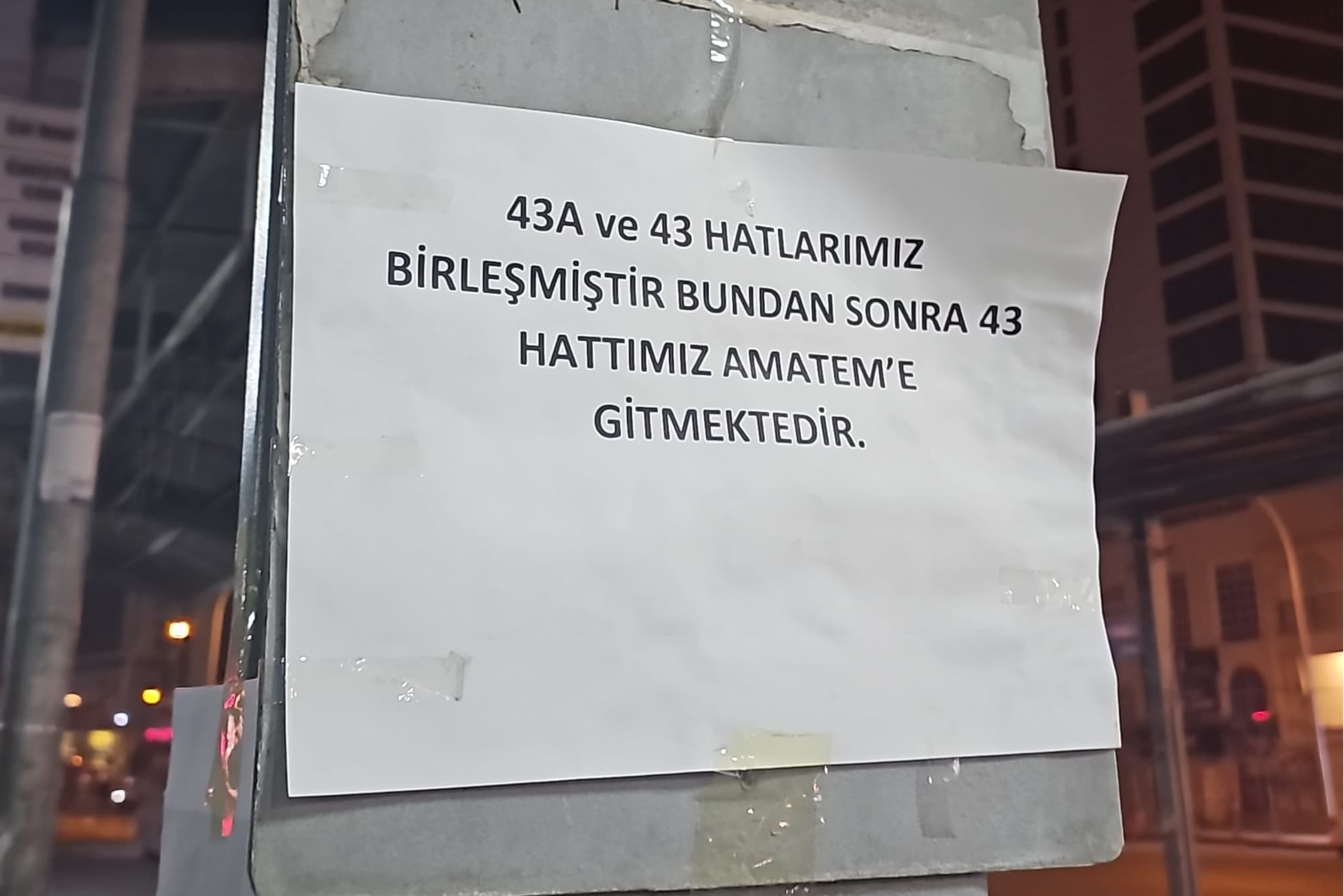 Şanlıurfa'da Toplu Taşıma Hatlarında Değişiklik 43A Ve 43 Hatları Birleştirildi! (1)