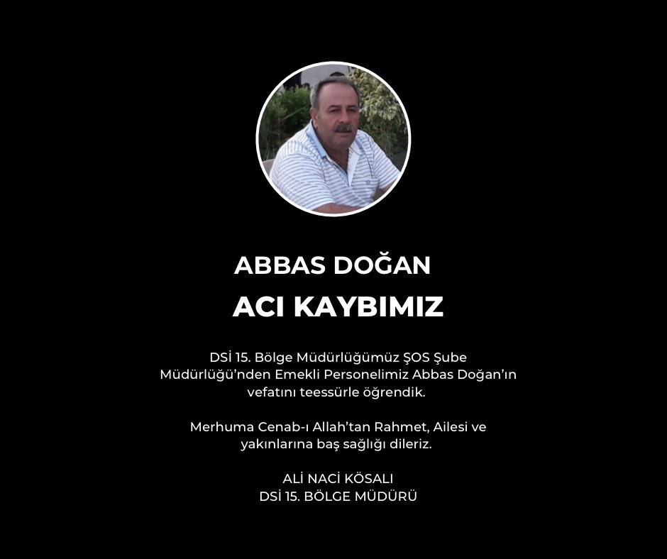 Şanlıurfalı Abbas Doğan Hayatını Kaybetti!