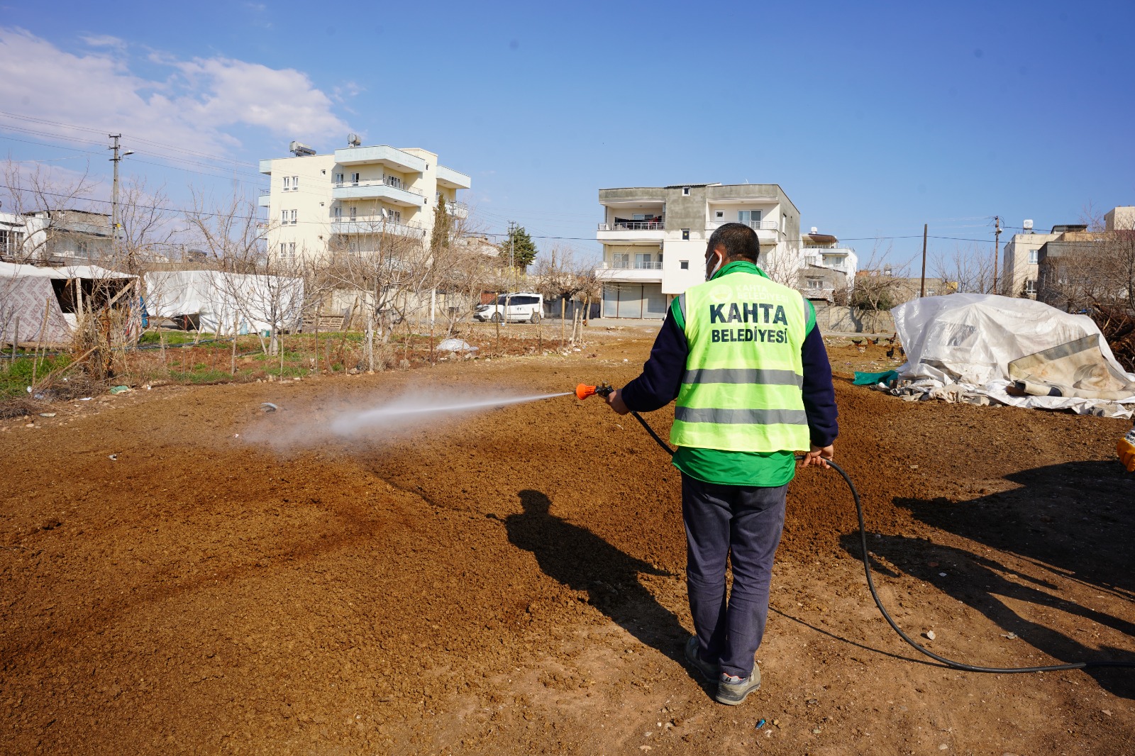 Kahta Belediyesi, İlaçlama Çalışmalarına Devam Ediyor-1