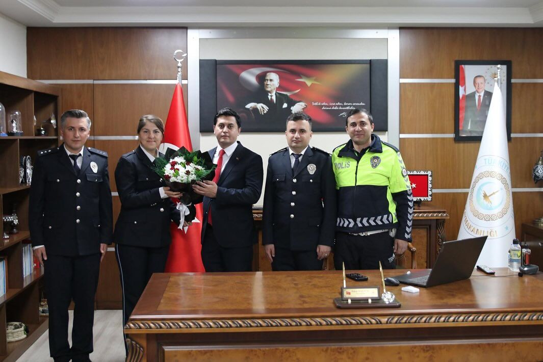 Halfeti Kaymakamı Emniyet Mensuplarını Ağırladı (1)