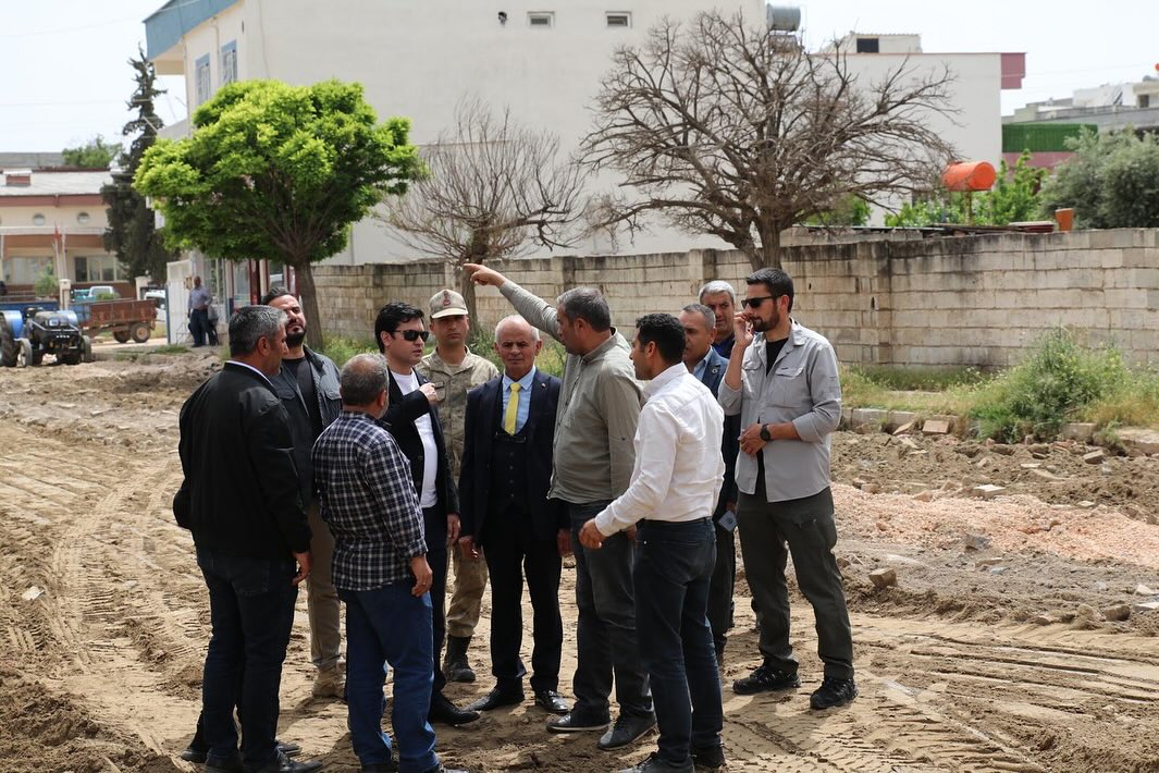 Kaymakam Başoğlu, Halfeti'deki Yol Çalışmalarını Yeri Yerinde İnceledi! (4)