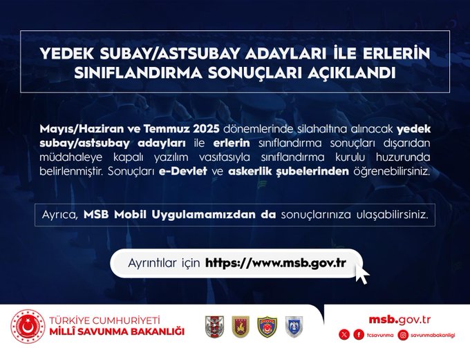 Msb’den Açiklama