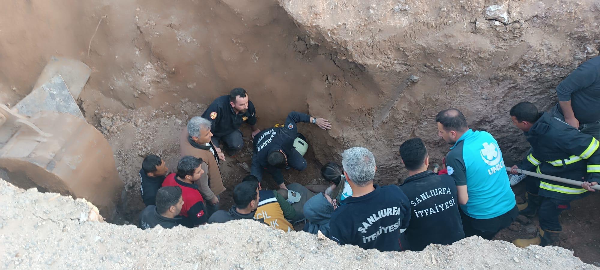 Şanlıurfa’daki Kanalizasyon Göçüğünde 2 İşçi Can Verdi (1)