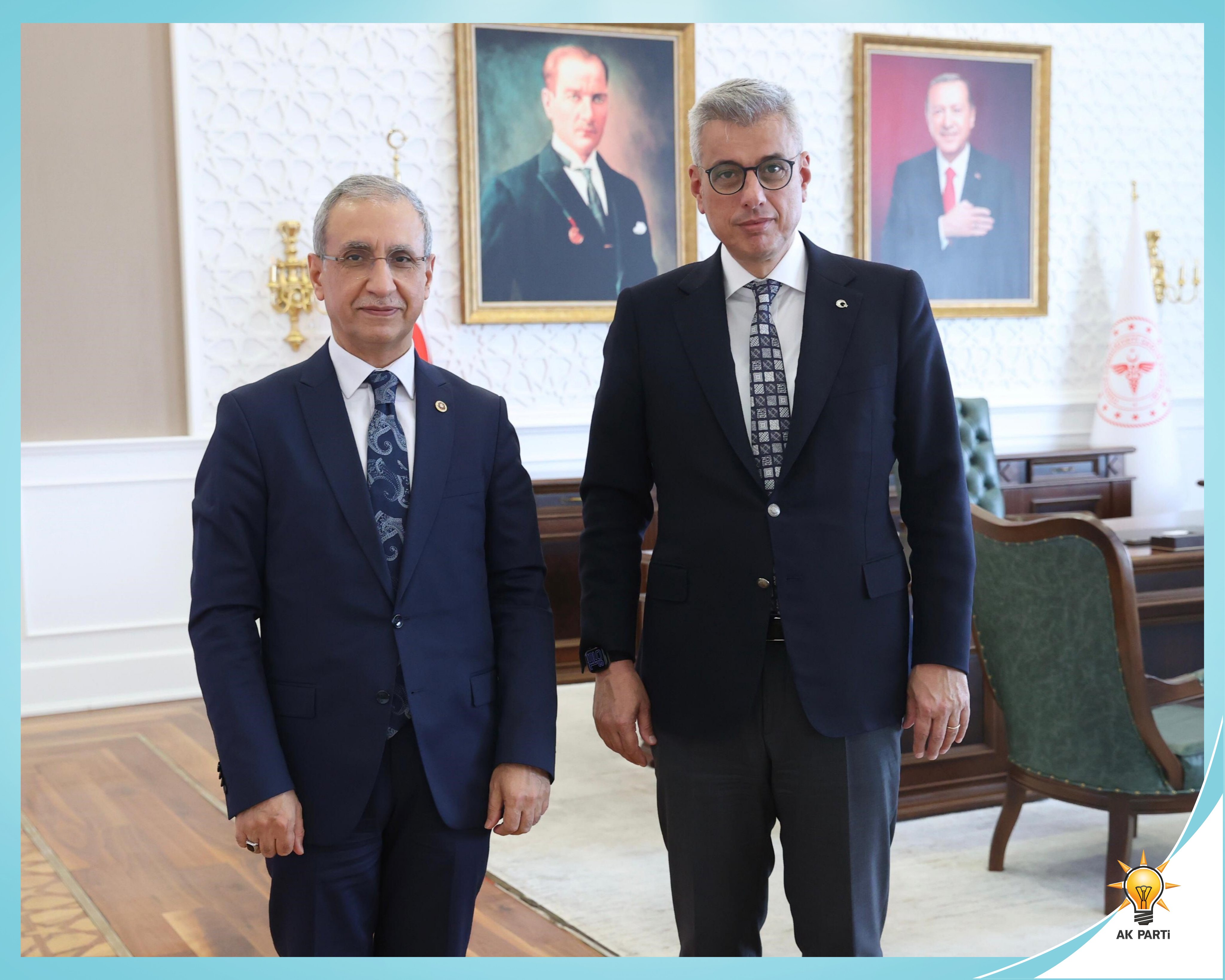Ak Partili Dusak Sağlık Bakanı Ile Görüştü