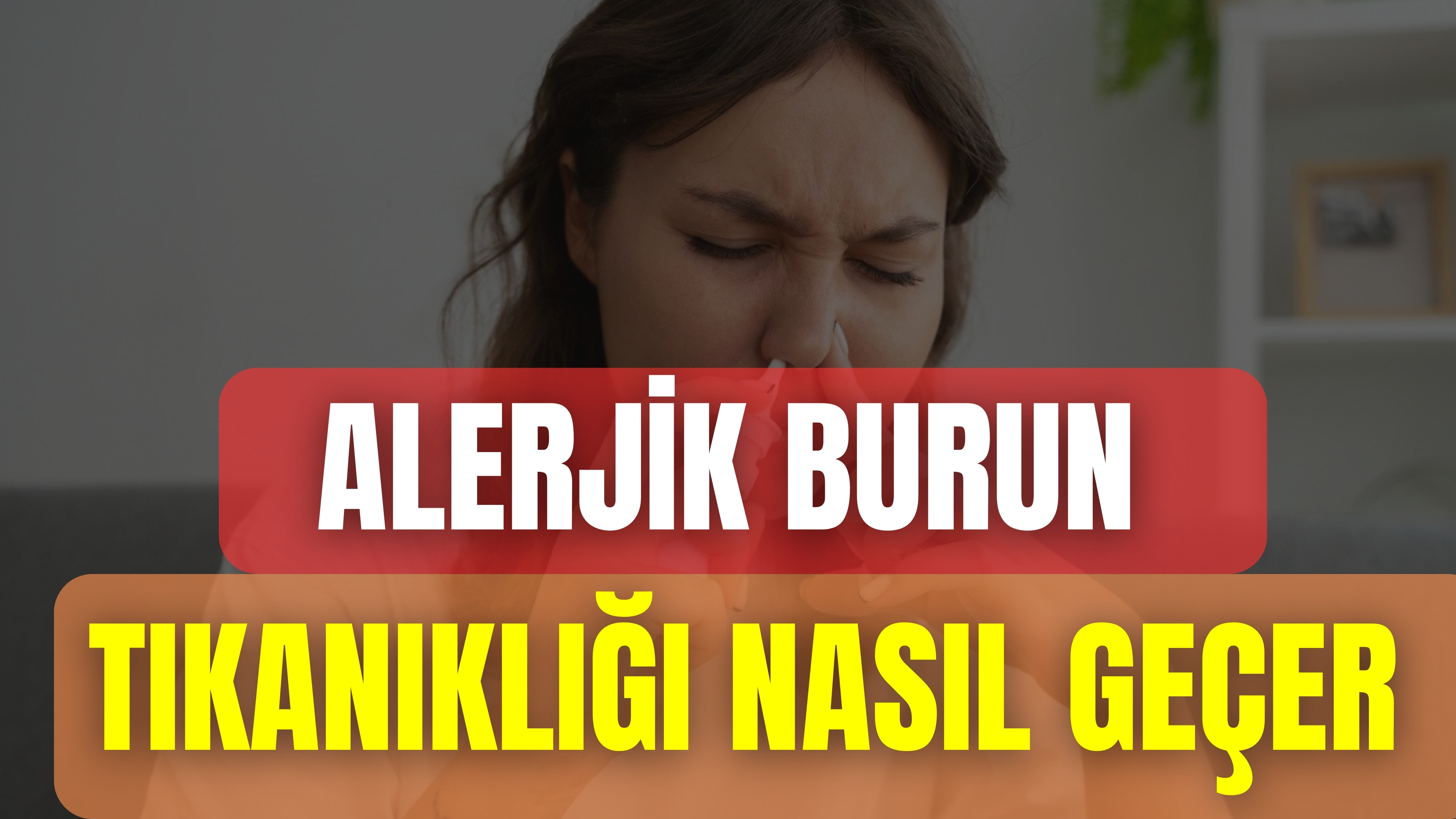 Alerjik Burun Tıkanıklığı Nasıl Geçer