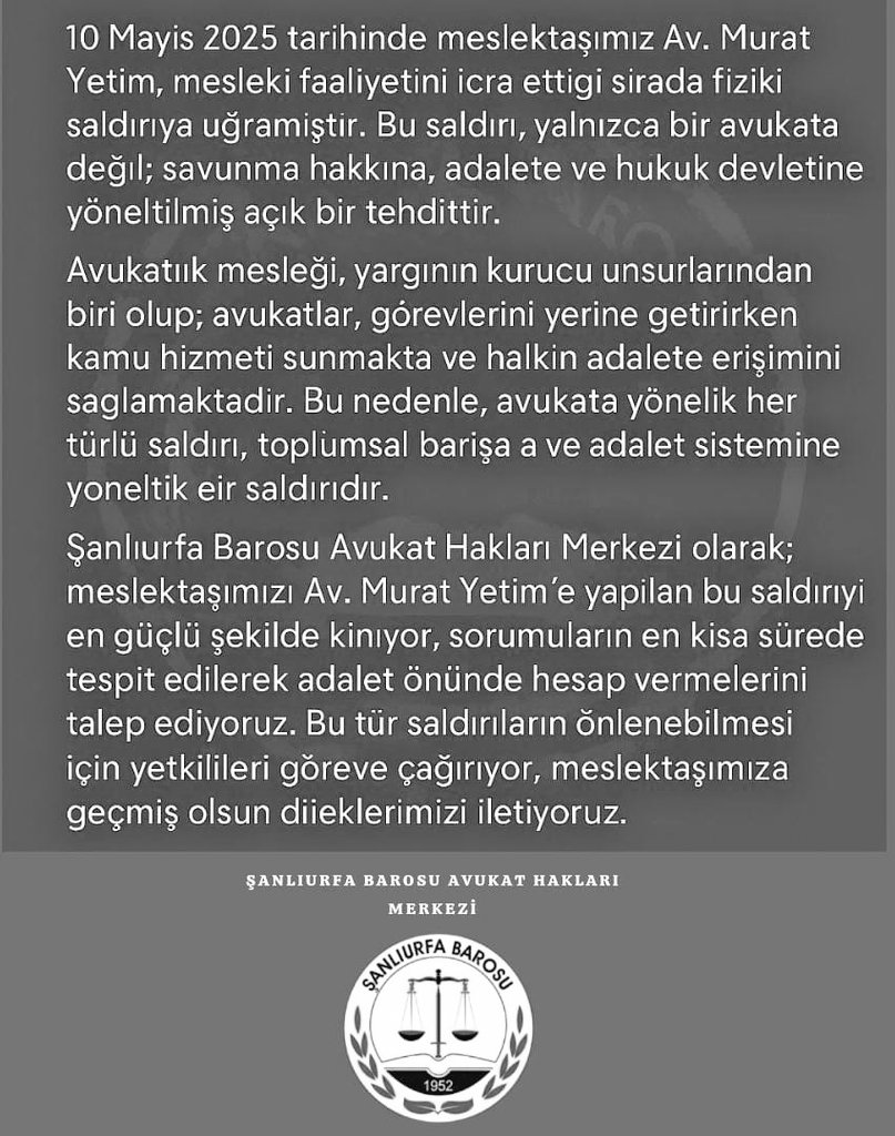 Avukat Murat Yetim Saldırıya Ugradı