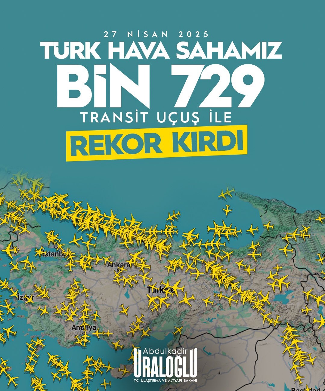 Bakan Duyurdu 27 Nisan'da Tarihi Rekor (2)
