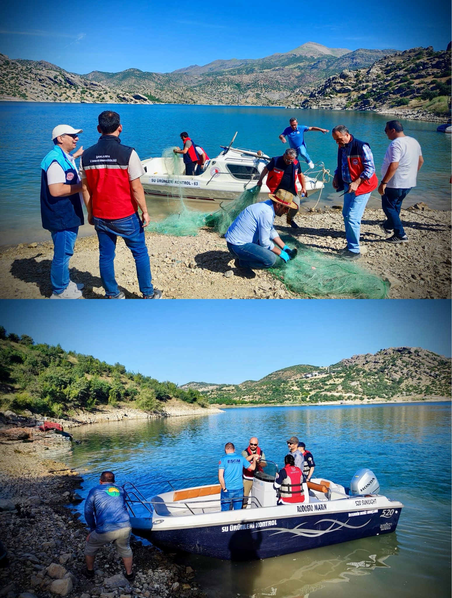 Balıkçılık Ve Su Ürünleri Genel Müdürlüğü,Şanlıurfada Denetim