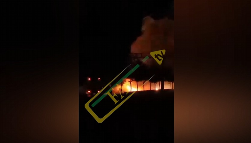 Bozova Araç Yangını