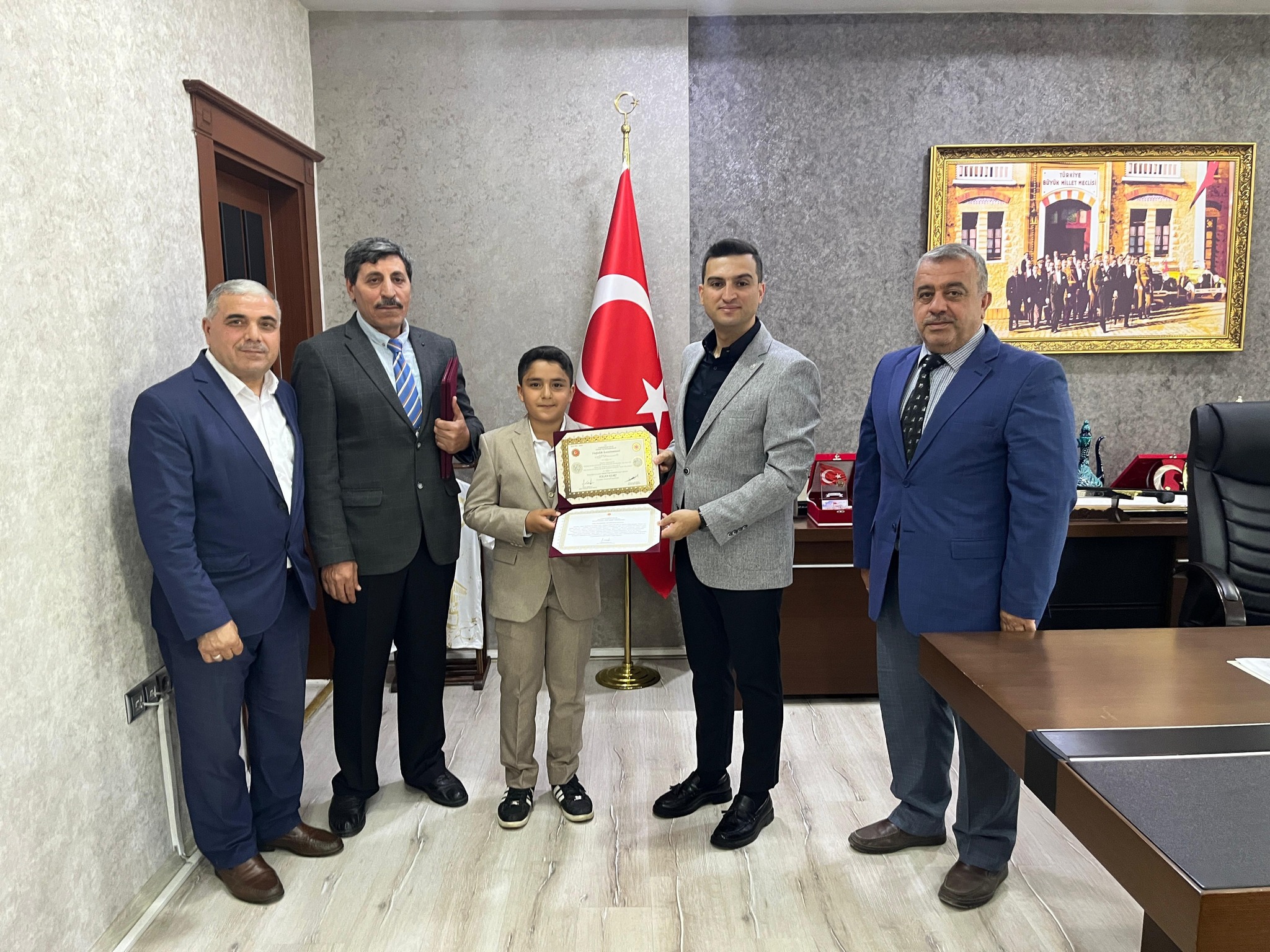 Bozova’da Hafızlar Belgelerini Kaymakam Yeşilyurt’tan Aldı (1)