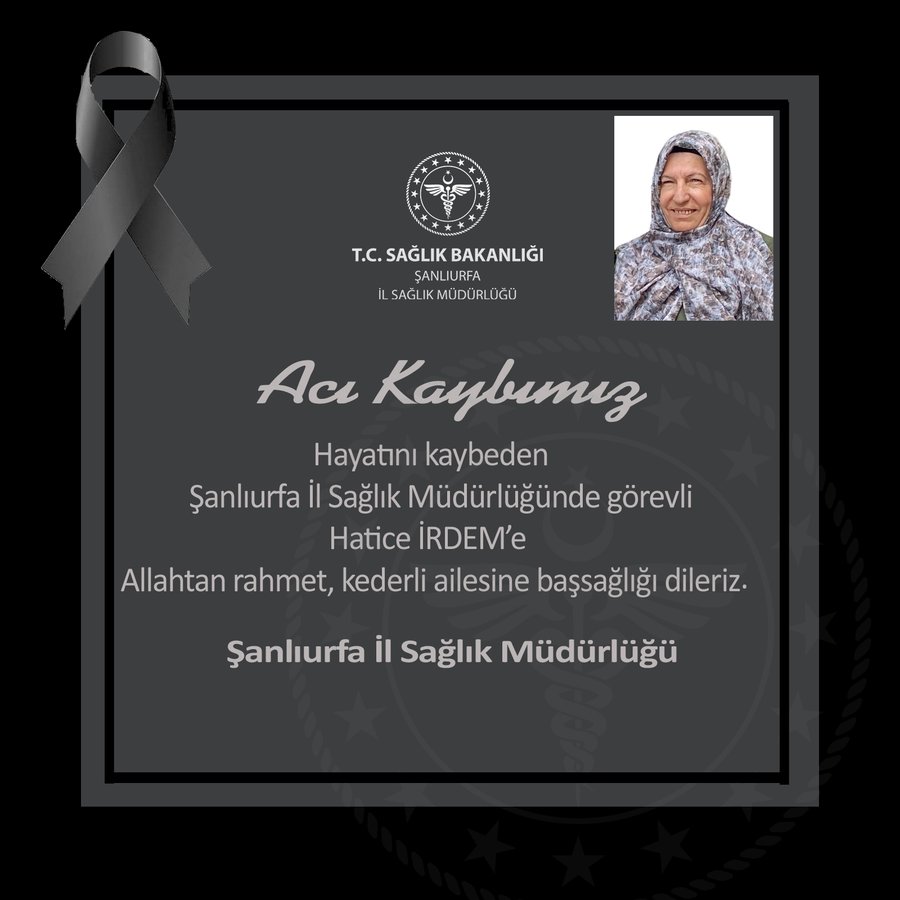 Hatice İrdem Hayatını Kaybetti.