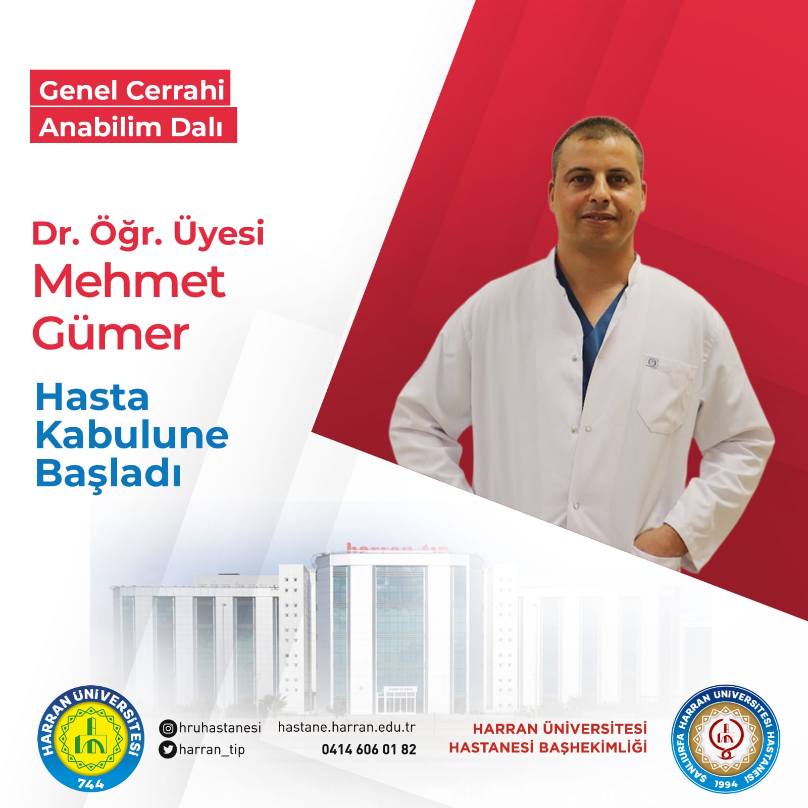 Mehmet Gümer Hasta Kabülüne Başladı