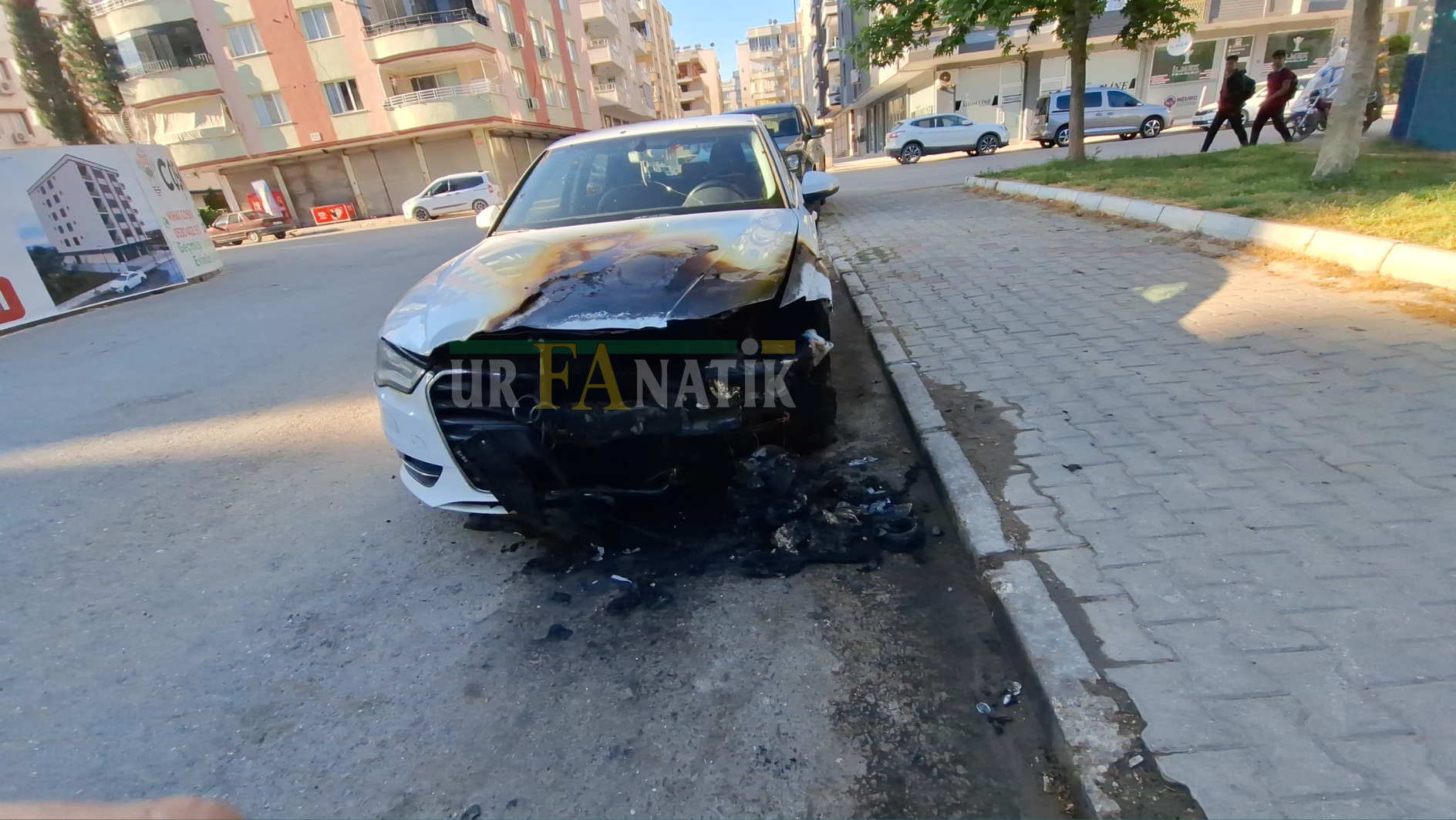 Meydan Mahallesinde Araç Yangını