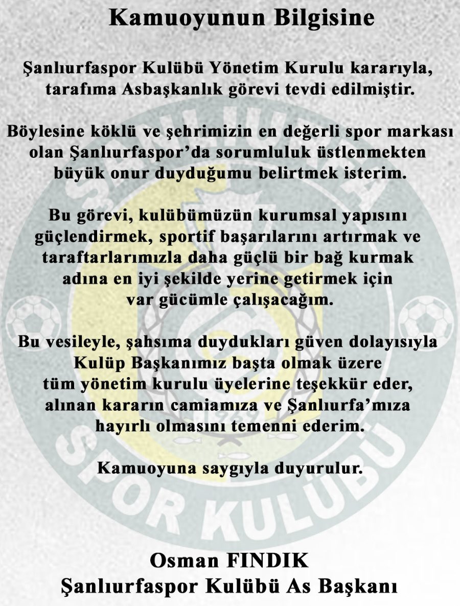 Osman Fındık’tan İlk Açıklama Geldi