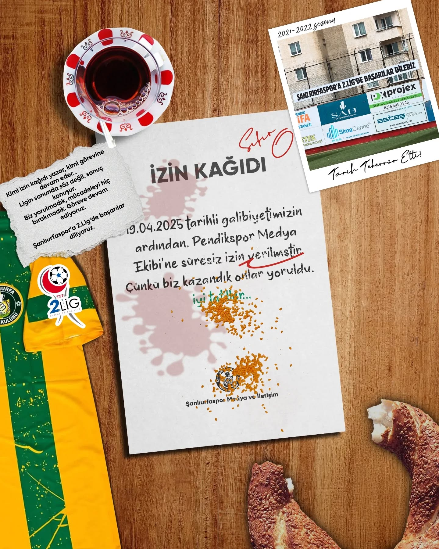 Pendikspor, Şanlıurfaspor’a Küme Düşüşü Üzerine Çarpıcı Gönderme Yaptı! (1)