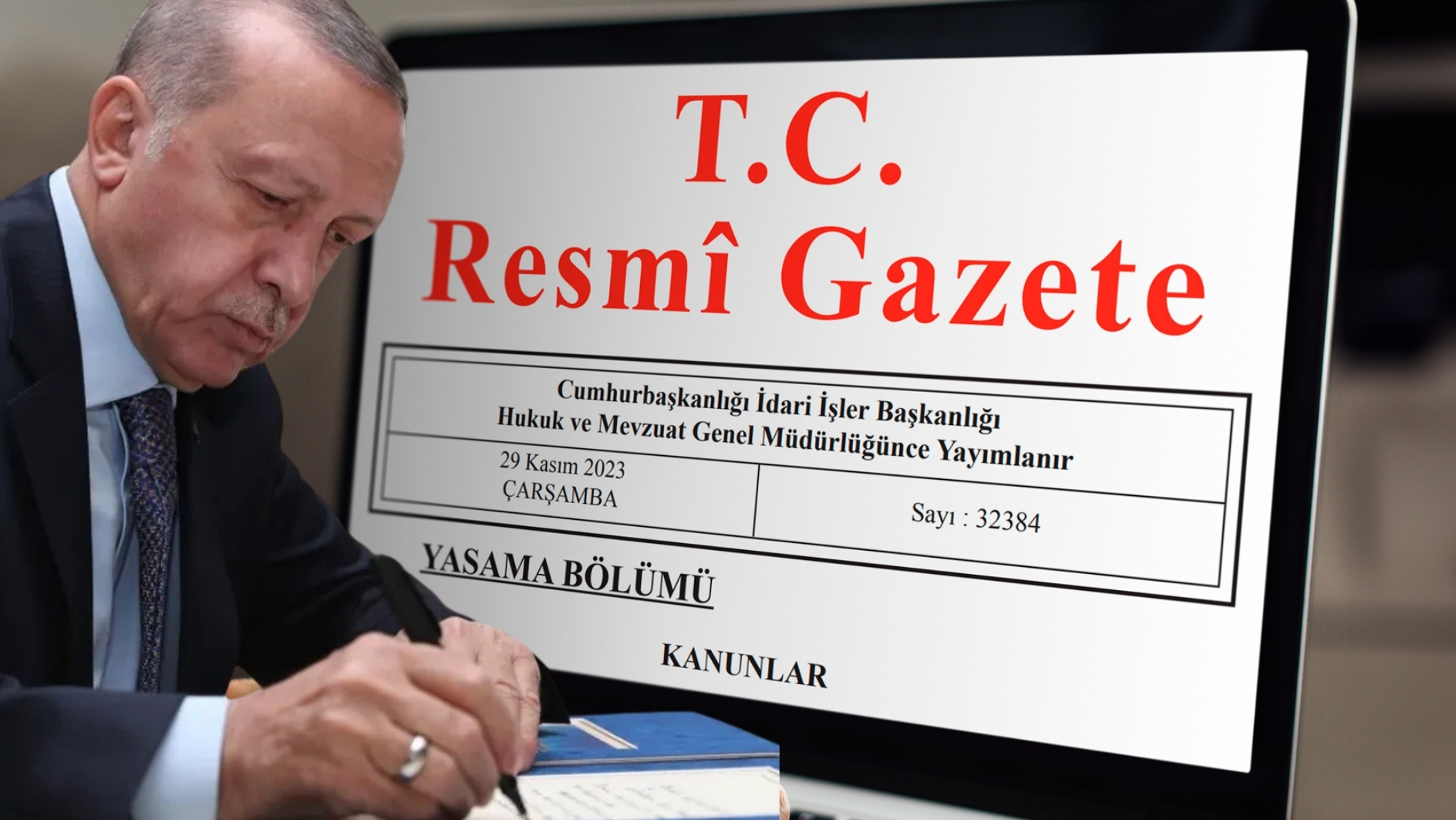 Cumhurbaşkanı Recep Tayyip Erdoğan resmi gazete