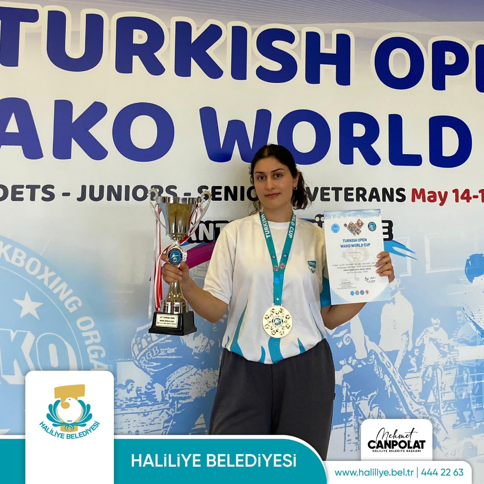 Şanlıurfa Haliliye’den Dünya Kickboks Şampiyonluğuna-1