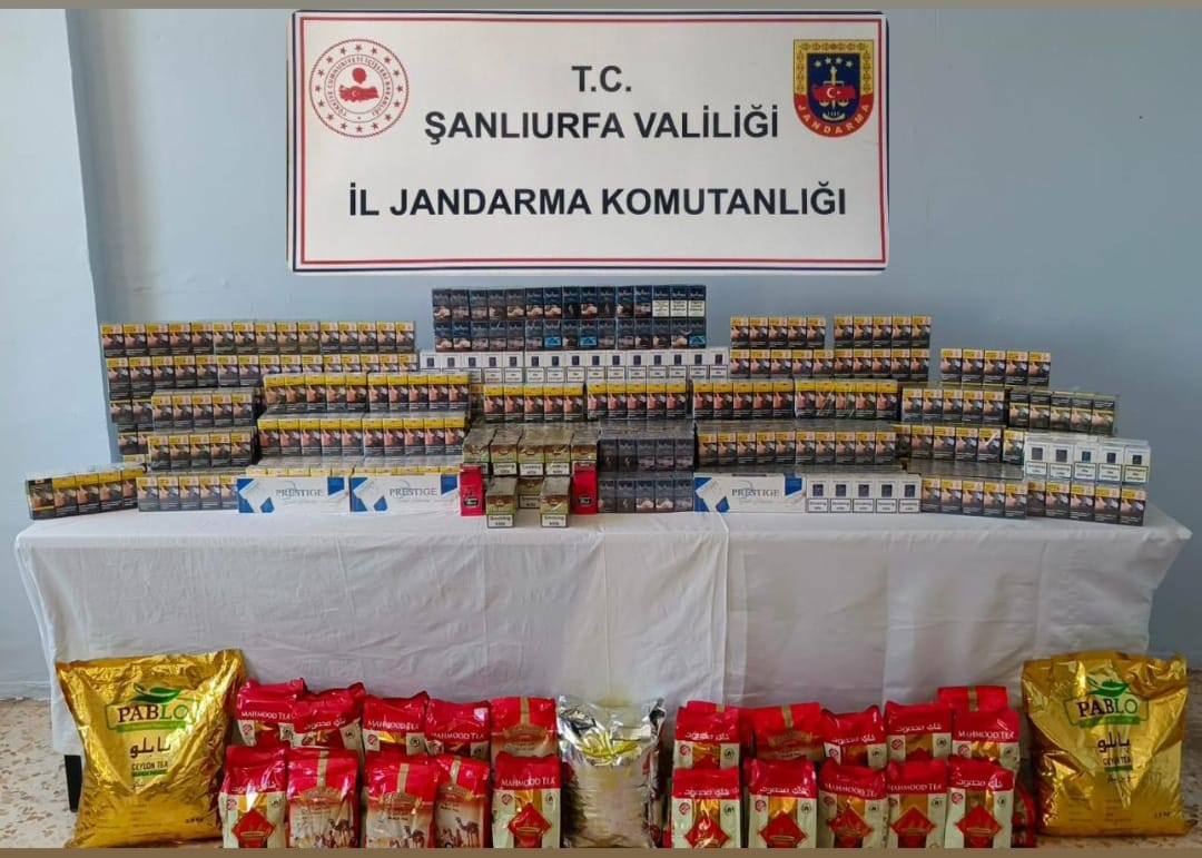 Şanlıurfa Kaçak Çay Ele Geçirildi