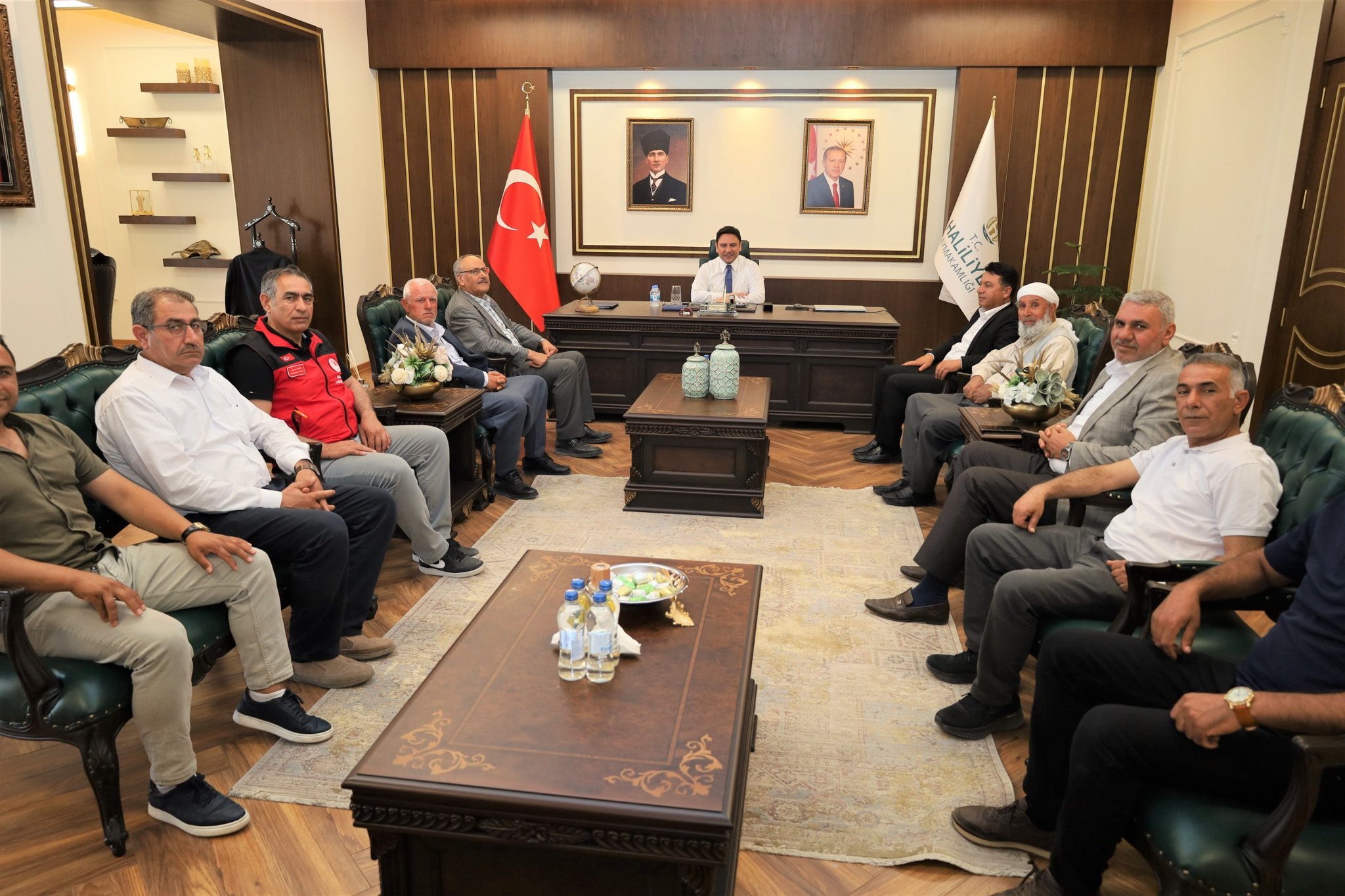 Şanlıurfa’da Muhtarlar Kaymakam Şahin’le Bir Araya Geldi (1)