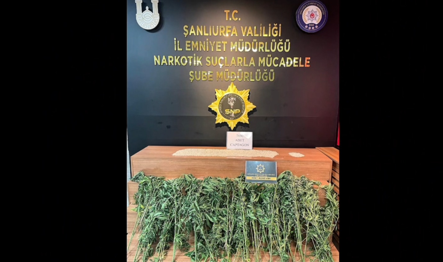 Şanlıurfa'da Narkotik Operasyonu Binlerce Uyuşturucu Hap Ve Hint Keneviri Ele Geçirildi