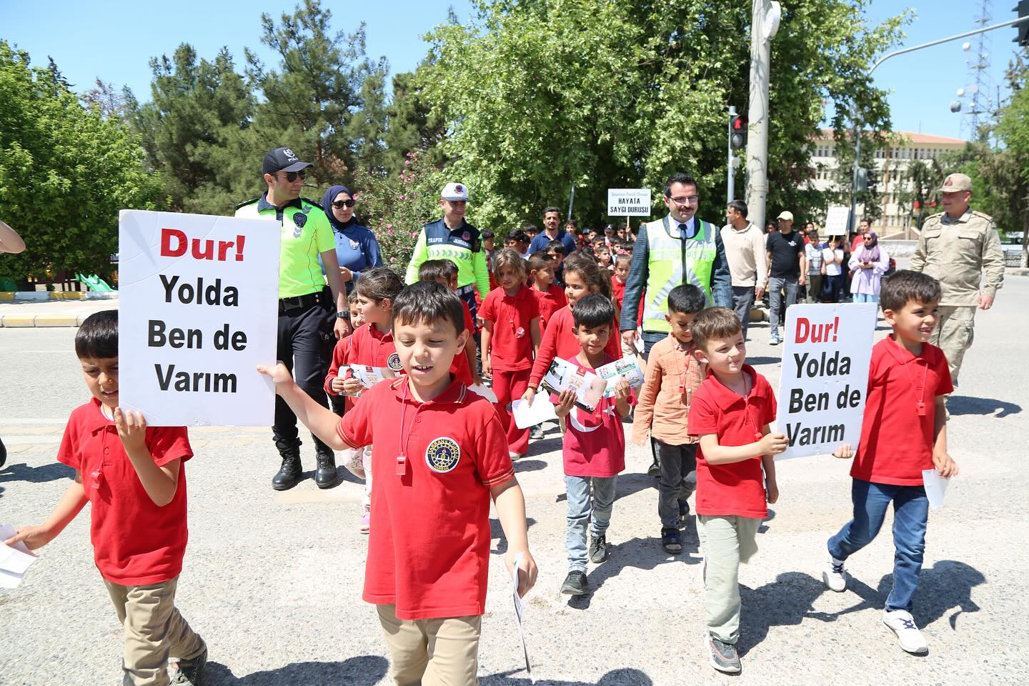 Şanlıurfa’da Trafik Haftasında Polis Ve Jandarma Öğrencilerle Buluştu (1)