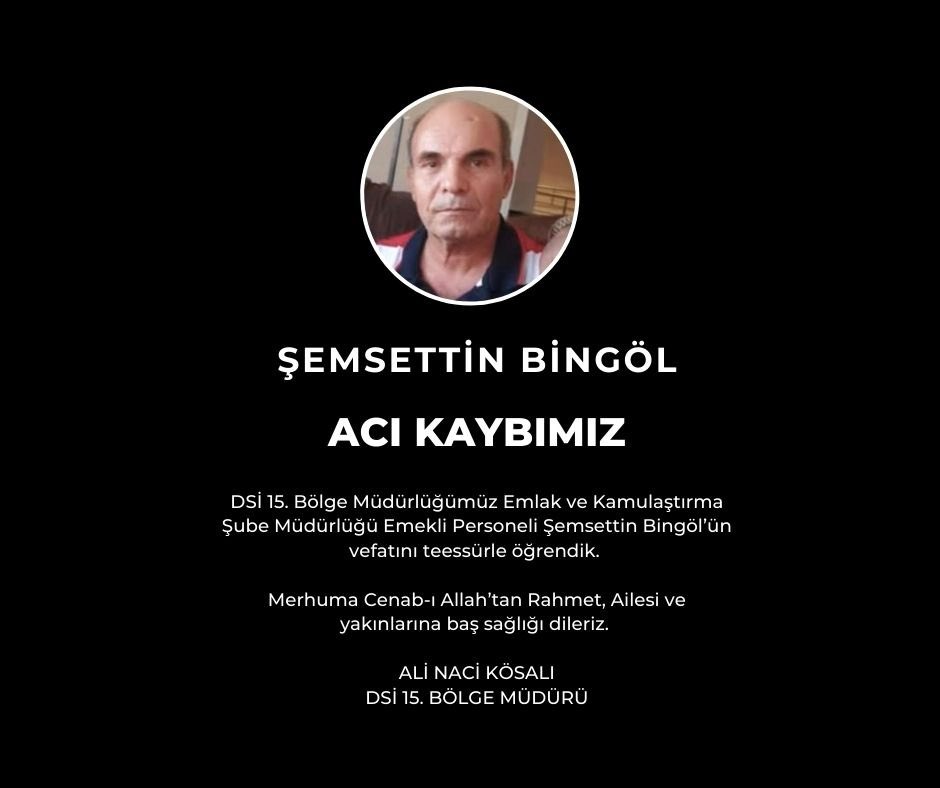 Şemsettin Bingöl Hayatını Kaybetti