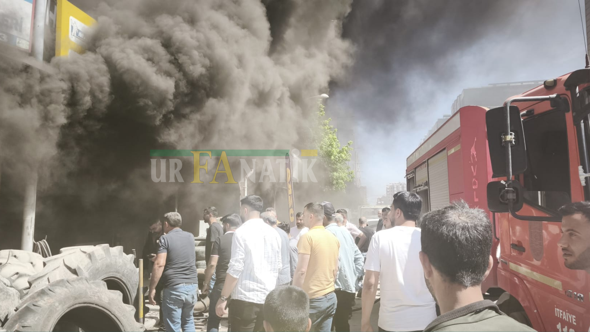Suruç Lastikçi Yangını