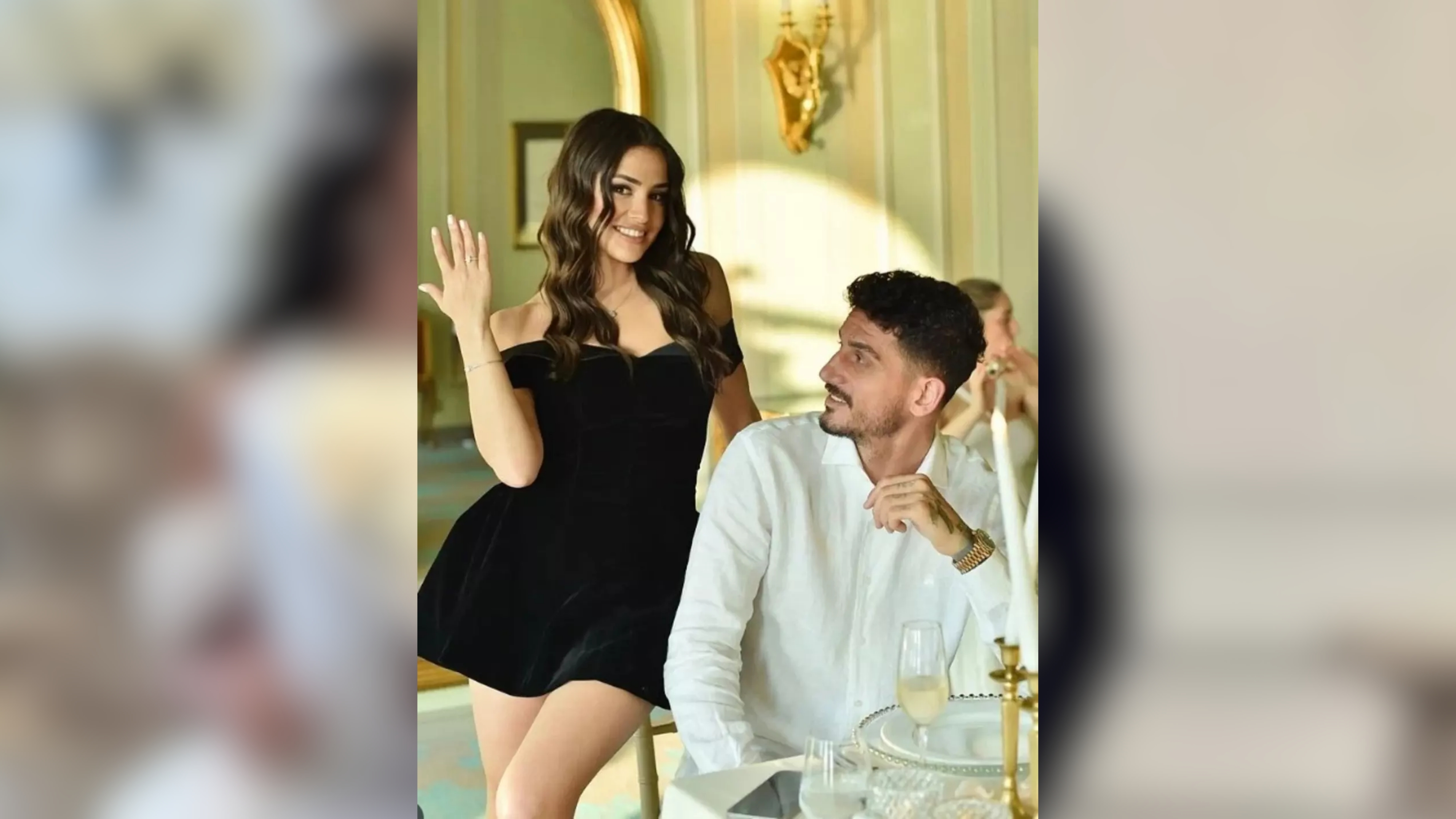 Eski Şanlıurfaspor’lu Futbolcu Samet Akaydın Nişanlandı! (3)