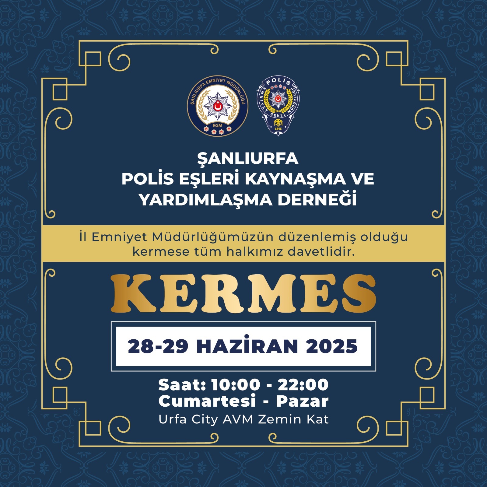Şanlıurfa’da Emniyet Destekli Kermes