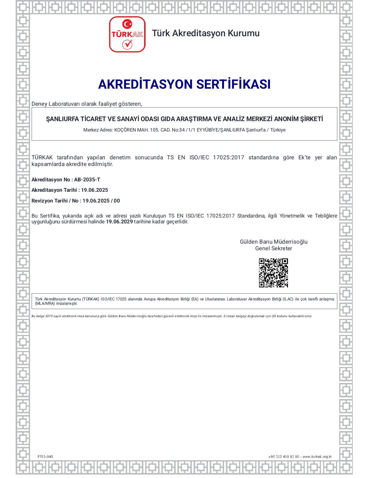 Gaam Akreditasyonu Kazandı (1)