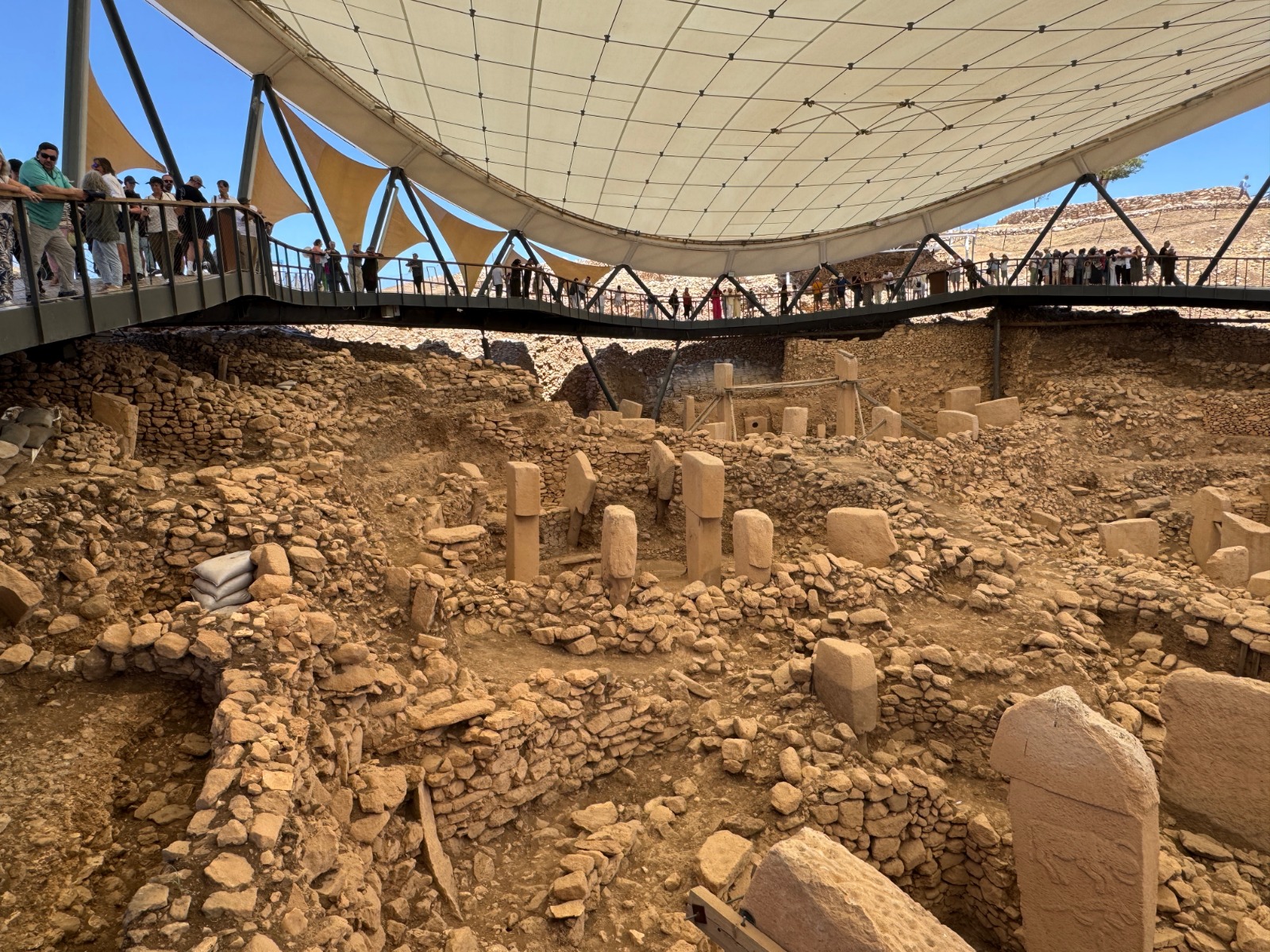 Göbeklitepe’de Ziyaretçi Yoğunluğu! 12 Bin Yıllık Tarihe Yolculuk (3)