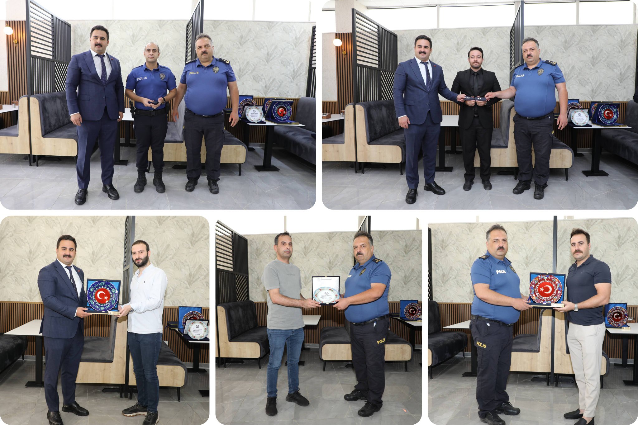 Şanlıurfa’da Rütbeler Takıldı, Plaketler Verildi