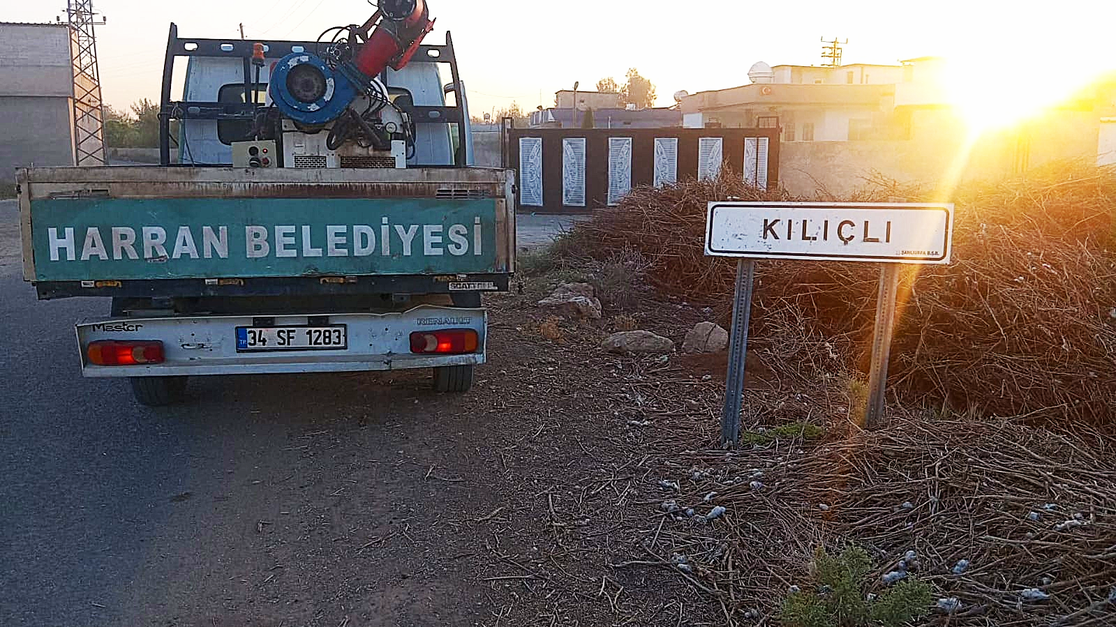 Harran'da Haşereyle Mücadele Sürüyor