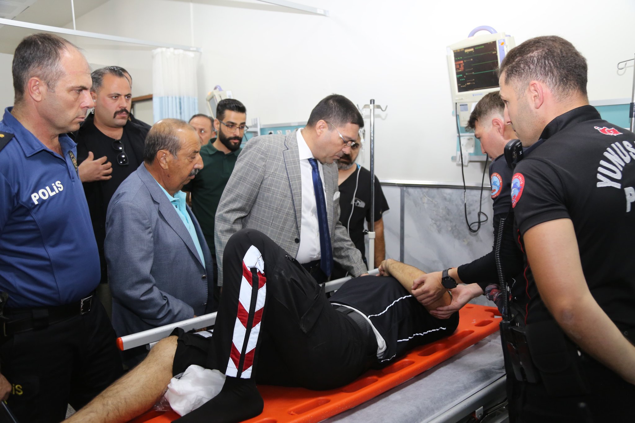 Kazada Yaralanan Yunus Polislerini Atilla Aksoy Ziyaret Etti (3)