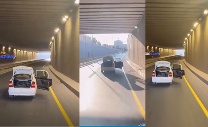 Malzemeler Araca Sığmayınca, Kapılar Açık Trafikte Seyir!-1