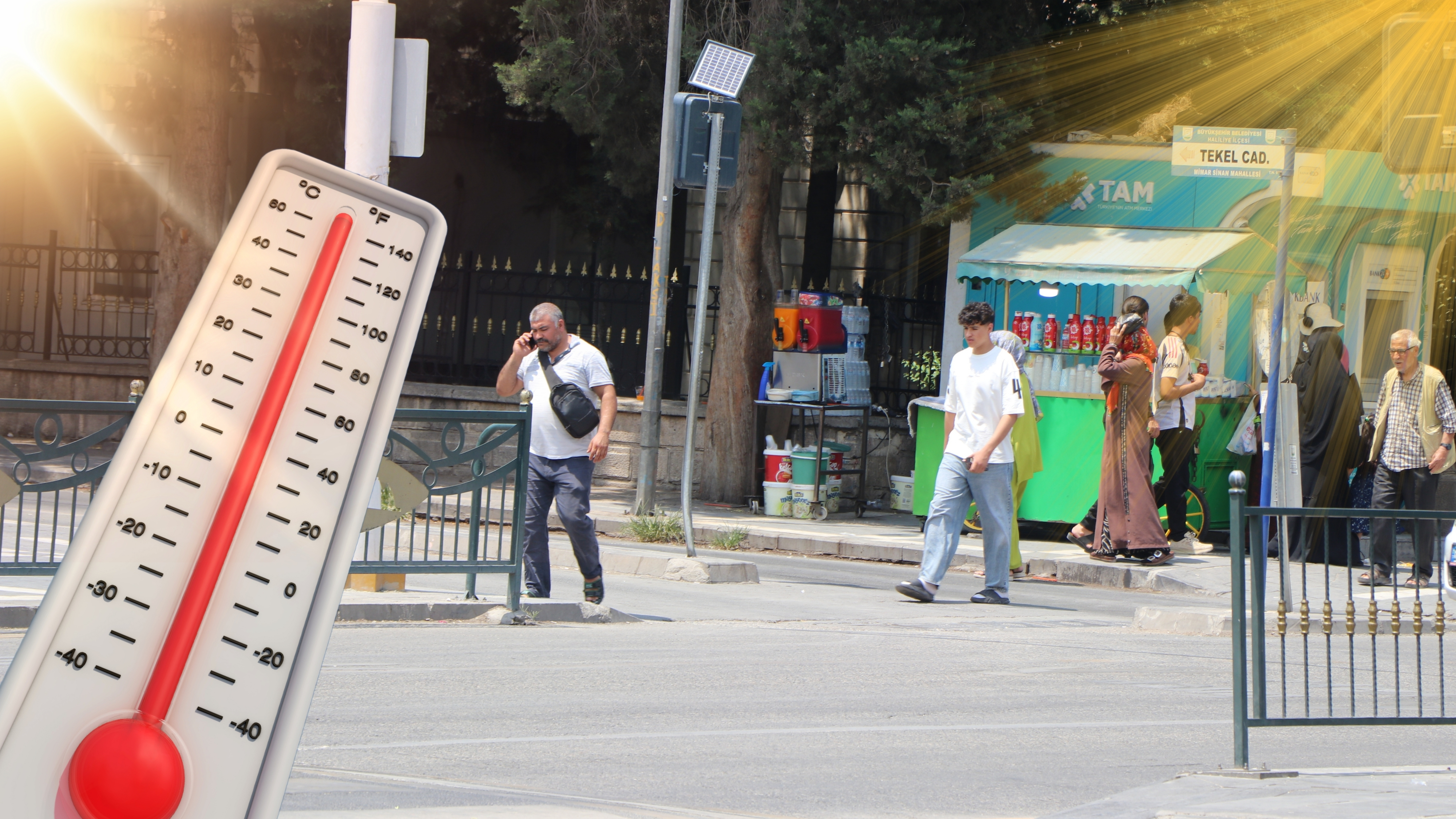 Şanlıurfa Sıcak Havalar Etkisini Göstermeye Başladı