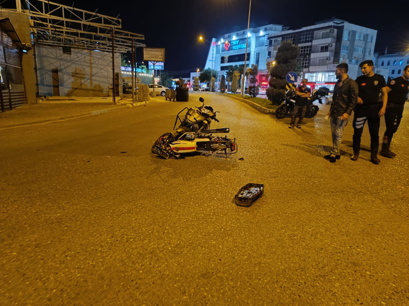Şanlıurfa’da Motosikletler Çarpıştı, Yaralılar Var! (1)
