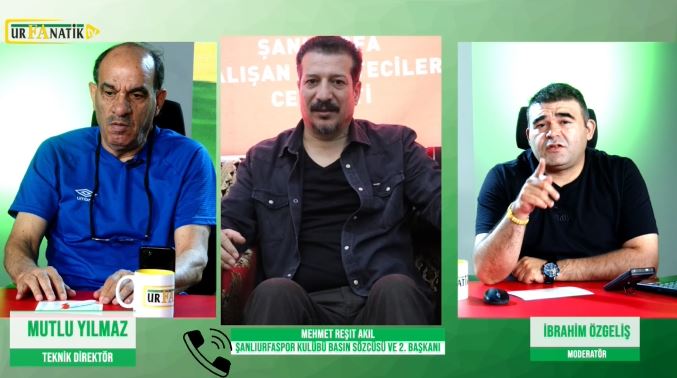 Urfanatik Tv’de Yayımlanan İbrahim Özgeliş Ile Spor Fanatik Programına Konuk Olan Şanlıurfaspor 2. Başkanı Ve Basın Sözcüsü Mehmet Reşit Akıl, Transferlerle Ilgili Önemli Açıklamalarda Bulundu (2)