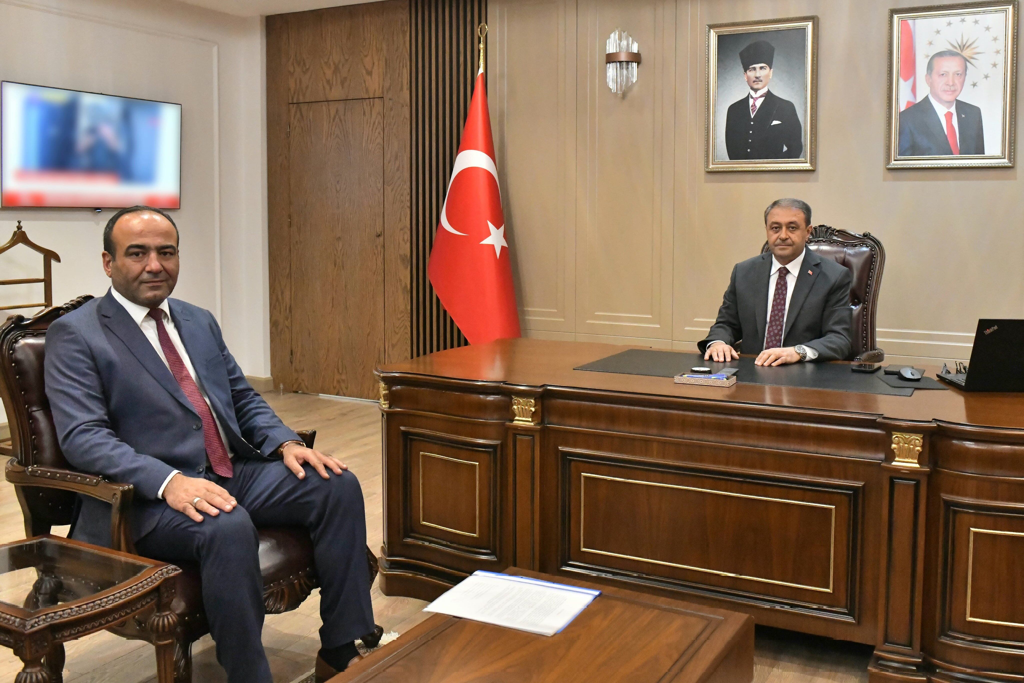 Yeni Şanlıurfa Sağlık Müdürü Erhan Berk’ten Vali Şıldak’a Ziyaret (1)