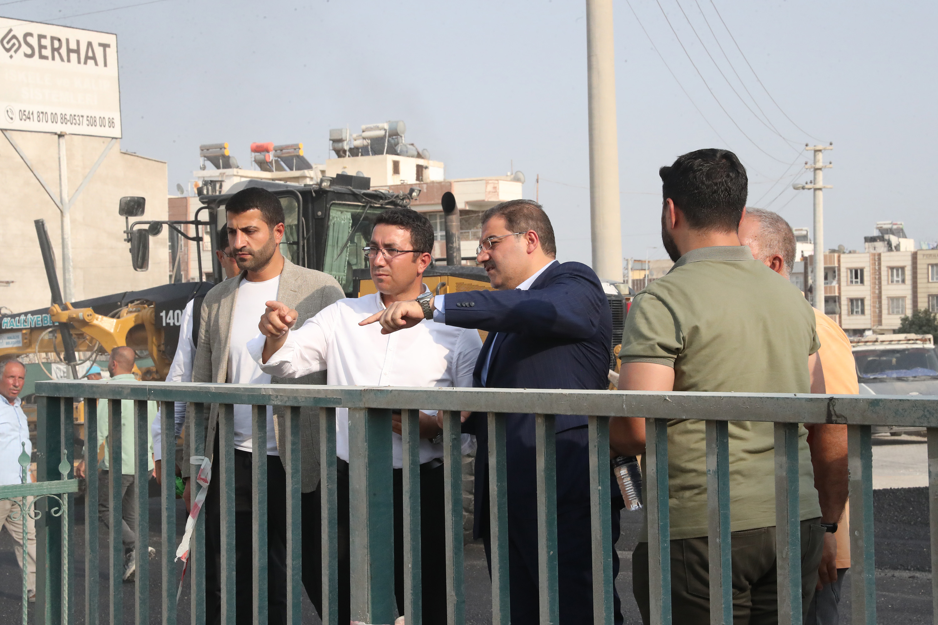 Başkan Canpolat Ahmet Yesevi̇’de Çalişmalari Yeri̇nde İnceledi̇ (3)