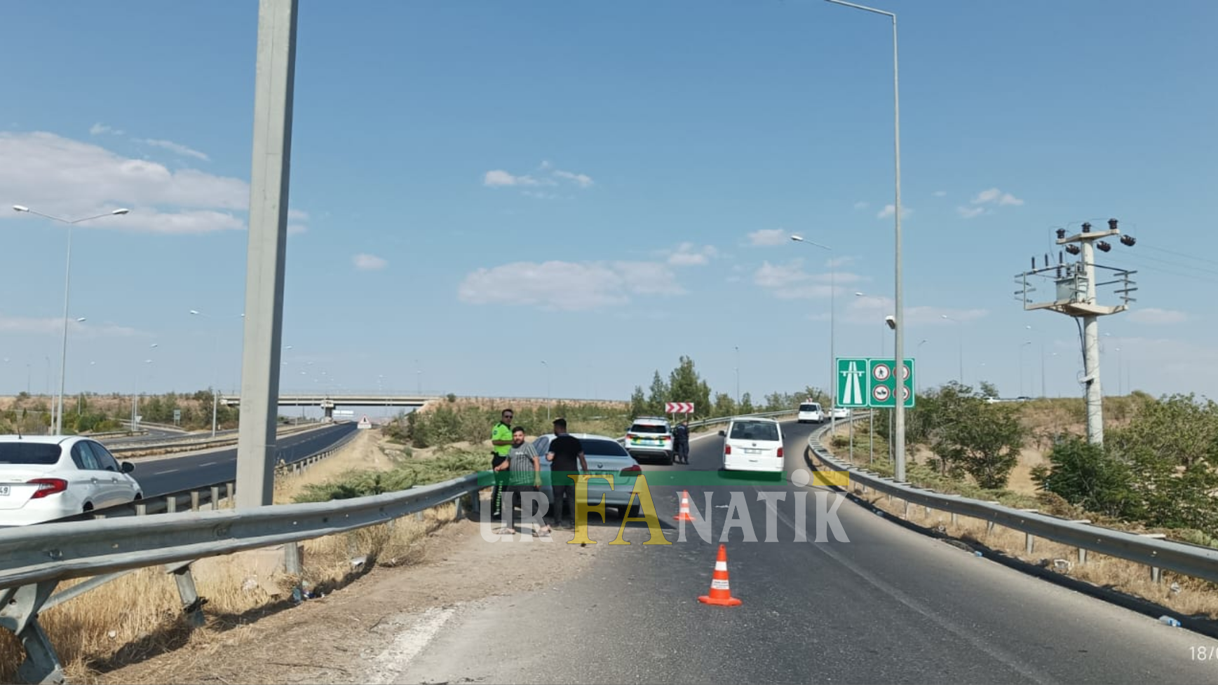 Birecik Halfeti Yolunda Kaza