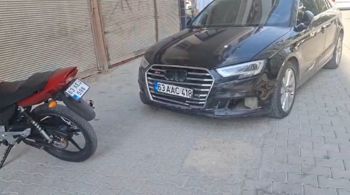 Birecik’te Otomobille Motosiklet Çarpıştı 2 Yaralı!-2
