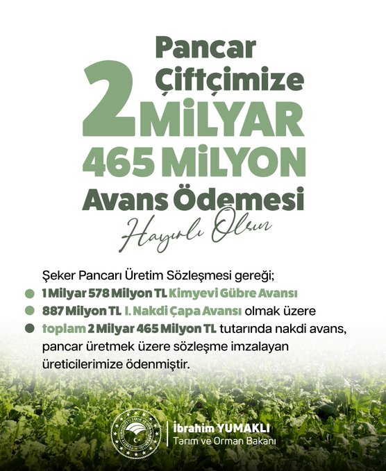 Çi̇ftçi̇ye Destek Sağlaniyor