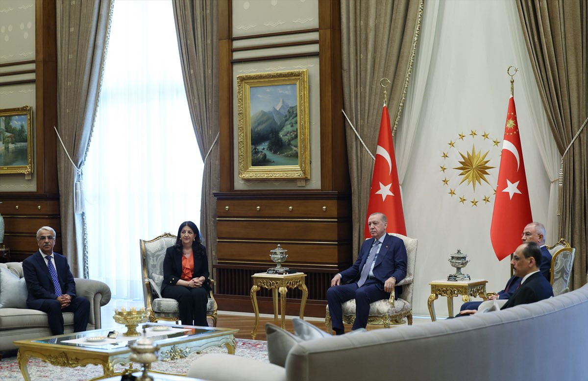 Cumhurbaşkanı Erdoğan Ve Dem Parti Heyeti