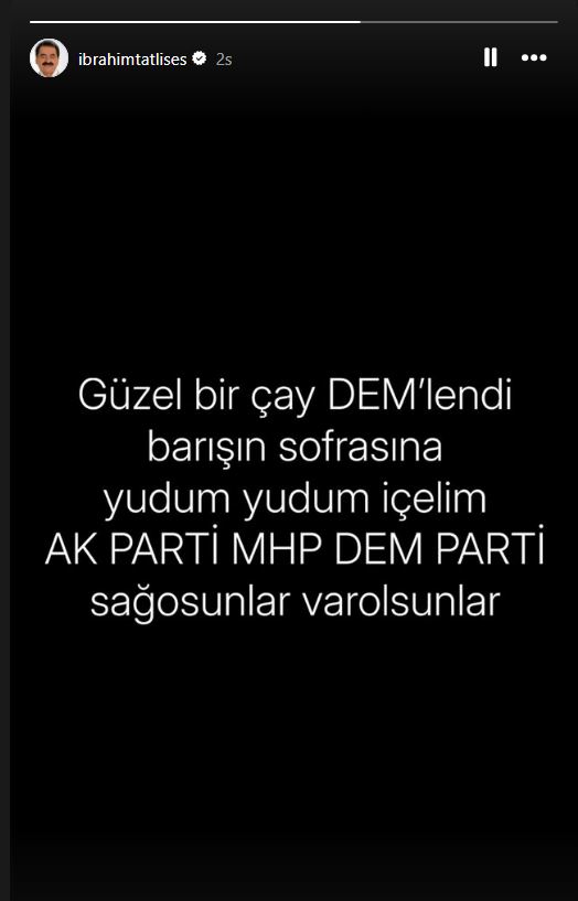Güzel Bir Çay Dem’lendi, Barışın Sofrasına Yudum Yudum İçelim