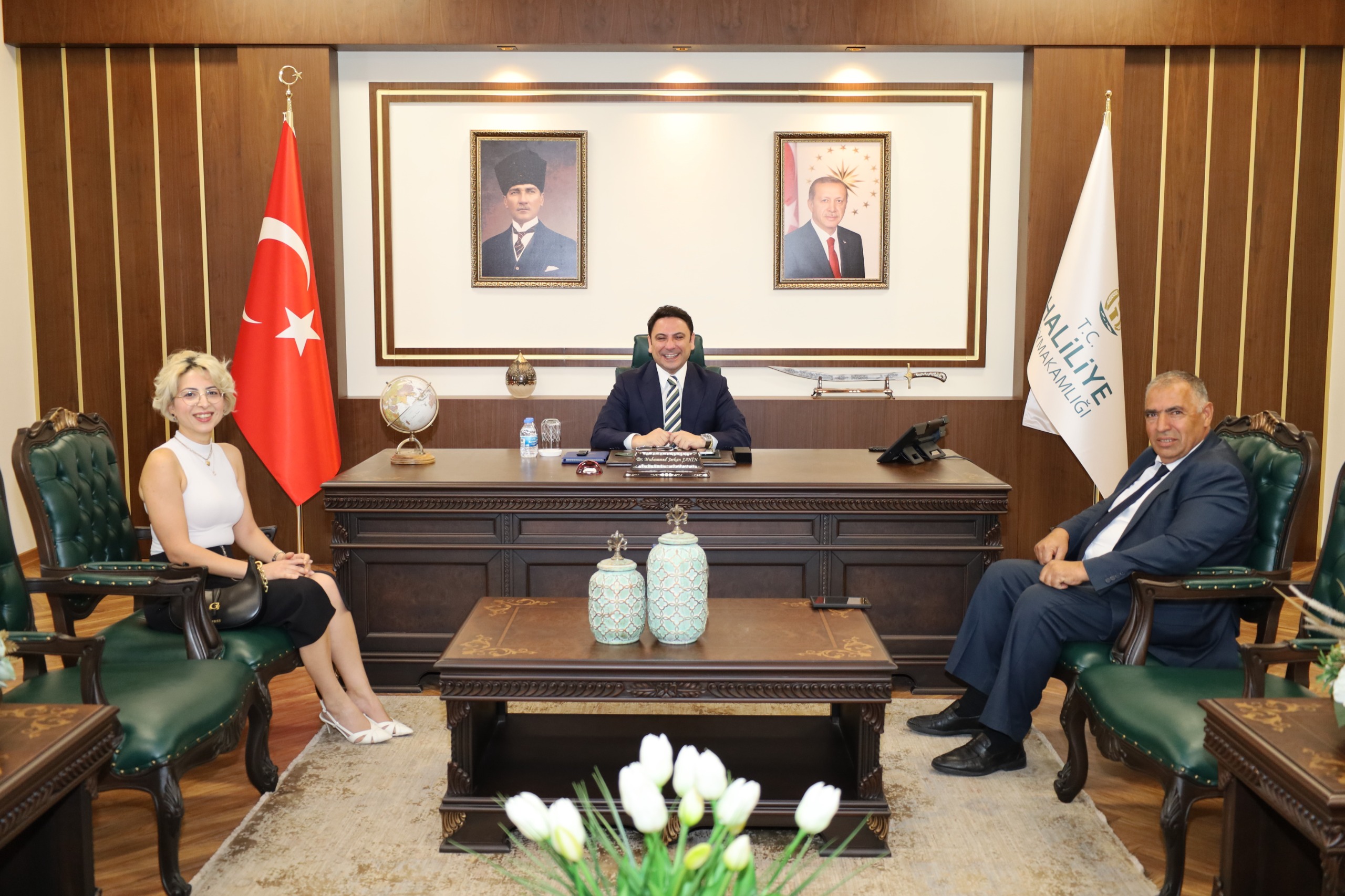 Haliliye Kaymakamına Yapılan Ziyaret